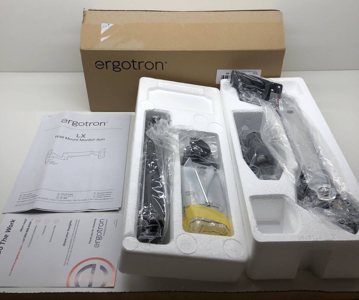 h220 ☆未使用☆エルゴトロン(ergotron) LX ウォールマウント モニター