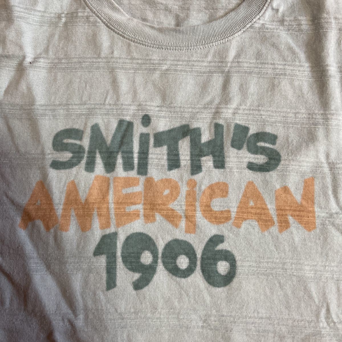 メンズ スミス 半袖Tシャツ サイズL 水色 SMITH'S AMERICAN