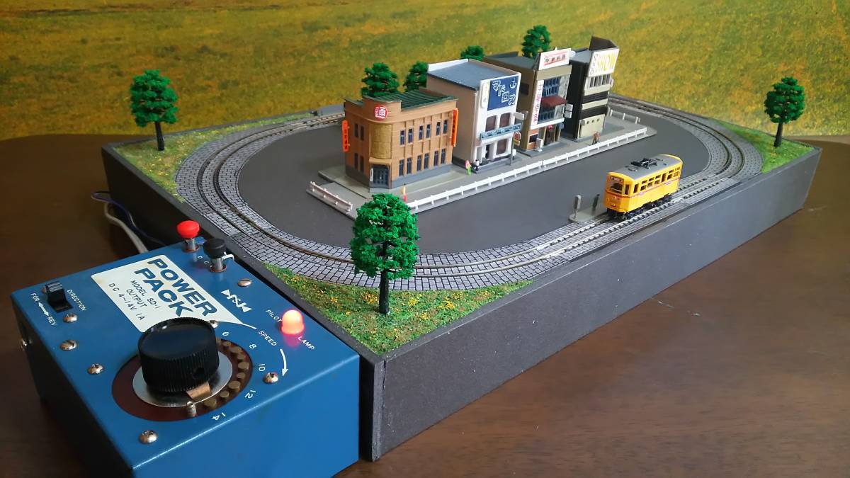 しました】 卓上ジオラマ路面電車 Lrt9o-m40188236243 しました