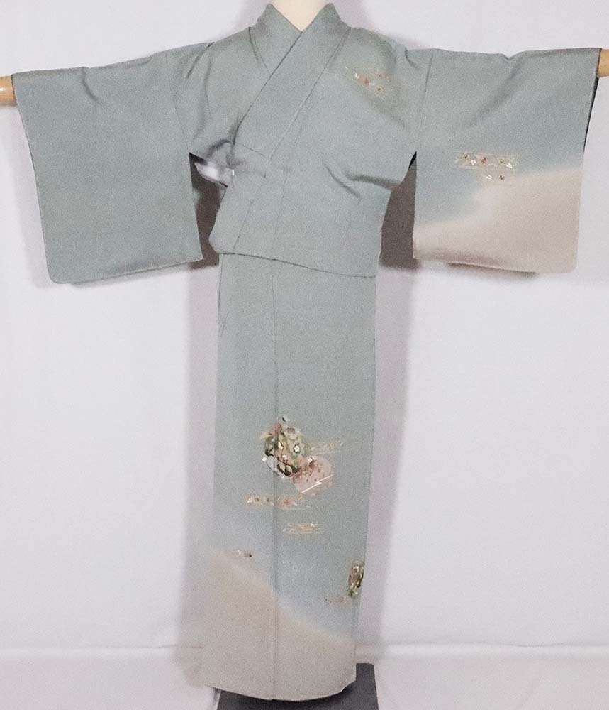 激安通販新作 訪問着 正絹 中古 送料無料 結婚式 卒業式 入学式 レディース 着物 未使用品 ki26145 Mサイズ 裄丈63cm 身丈157cm 唐花 花丸紋 緑 仕立て上がり 激安通販新作 訪問着 正絹 中古 送料無料 結婚式 卒業式 入学式 レディース 着物 未使用品 ki26145 Mサイズ 裄丈63cm 身丈157cm 唐花 花丸紋 緑 仕立て上がり