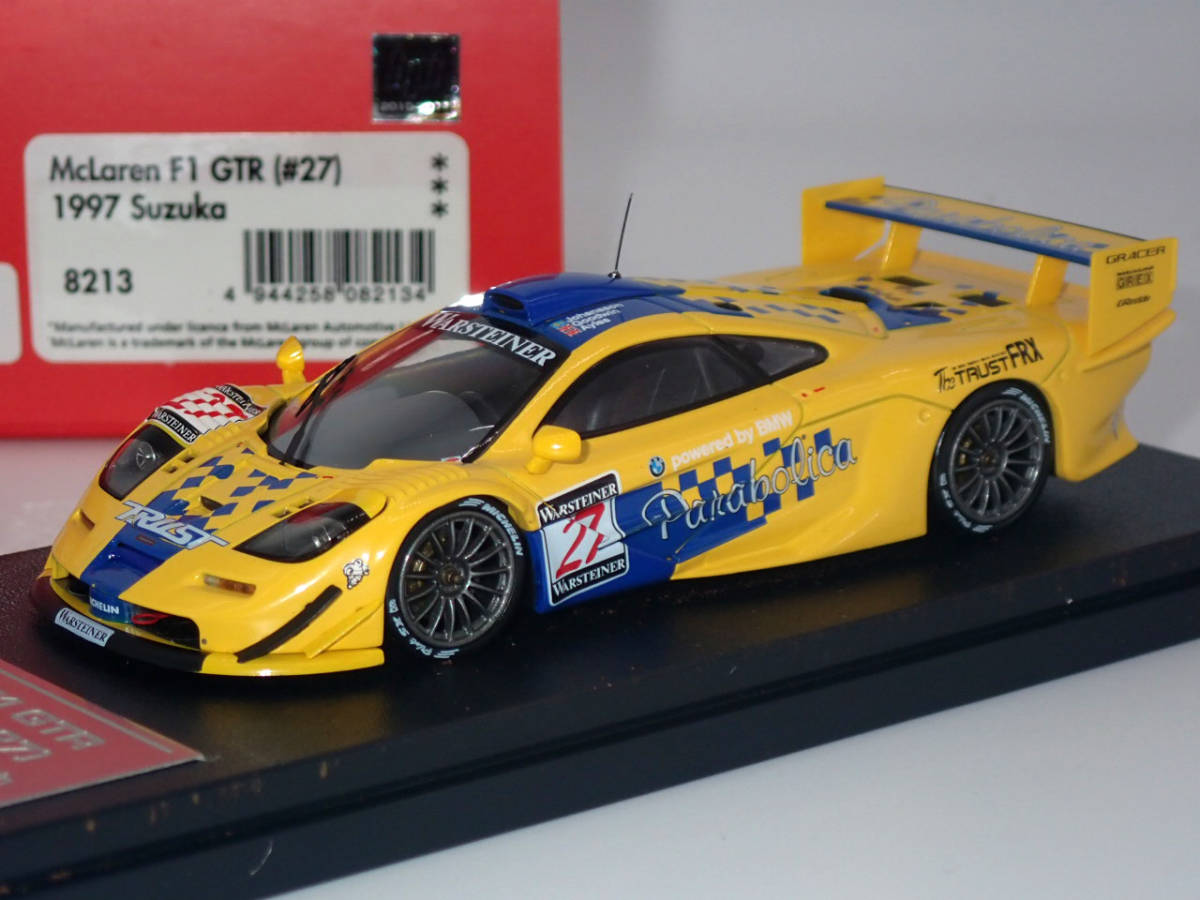 HPI racing MIRAGE 1/43 マクラーレン Mclaren F1 GTR #27 1997 Suzuka 8213_画像1