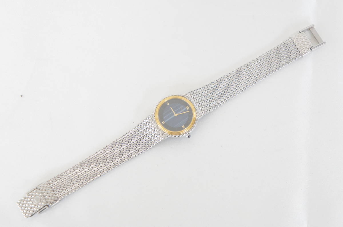 電池交換済 稼働品 SEIKO セイコー CREDOR クレドール 5A70-0260 18KTベゼル レディース クォーツ 腕時計 #602170601
