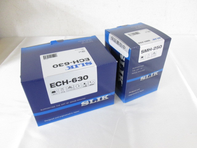 SLIK ECH-630 SMH-250 ポータブル 赤道儀 電動雲台 微動雲台 2点セット 0602020801