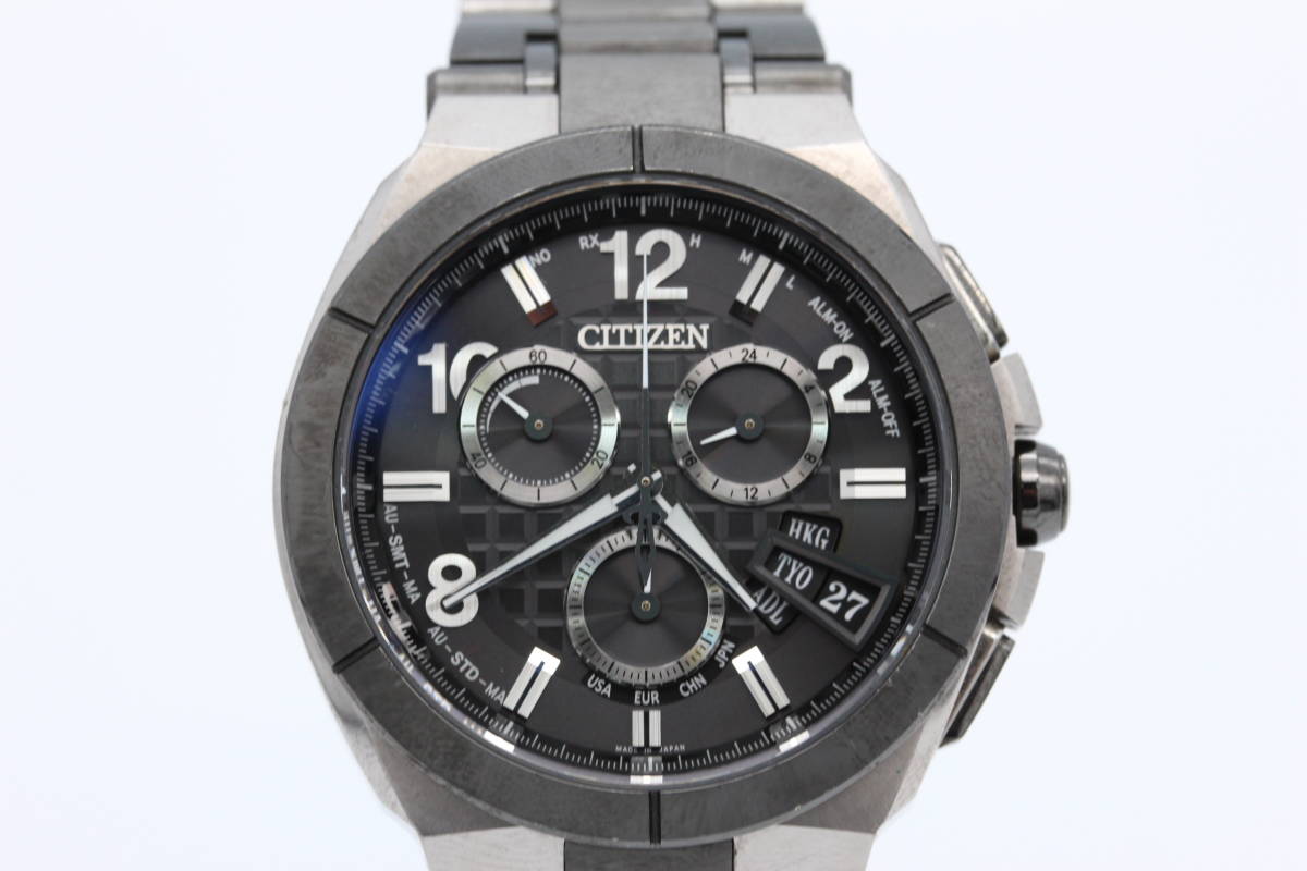 CITIZEN シチズン エコドライブ メンズ 腕時計 クロノグラフ H610