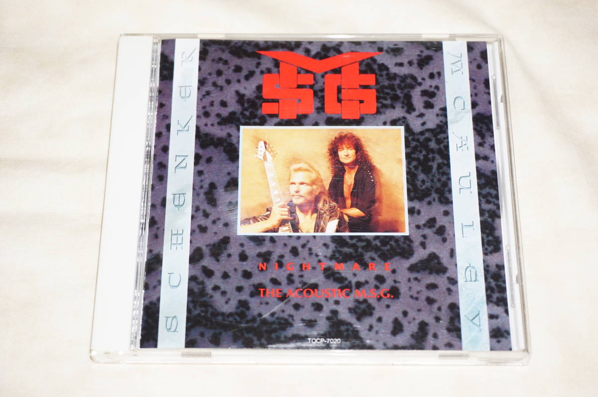 ●　マイケル・シェンカー　MICHAEL SCHENKER　●　アコースティック M.S.G. ！　NIGHTMARE THE ACOUSTIC M.S.G. 【 国内盤・CD 】_画像1