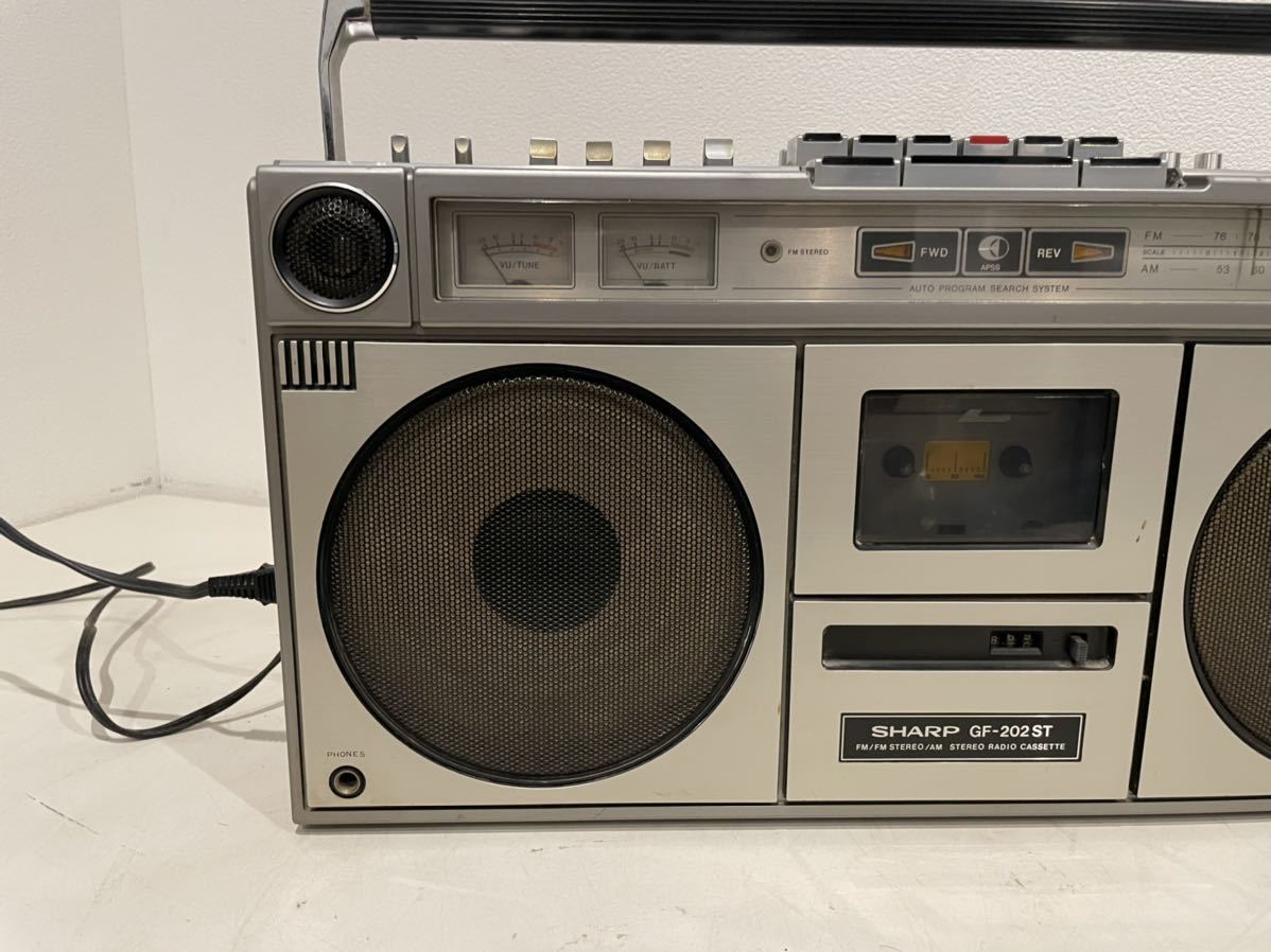 ラジカセ SHARP シャープ GF-202ST ラジオ FM/AM ステレオ カセット