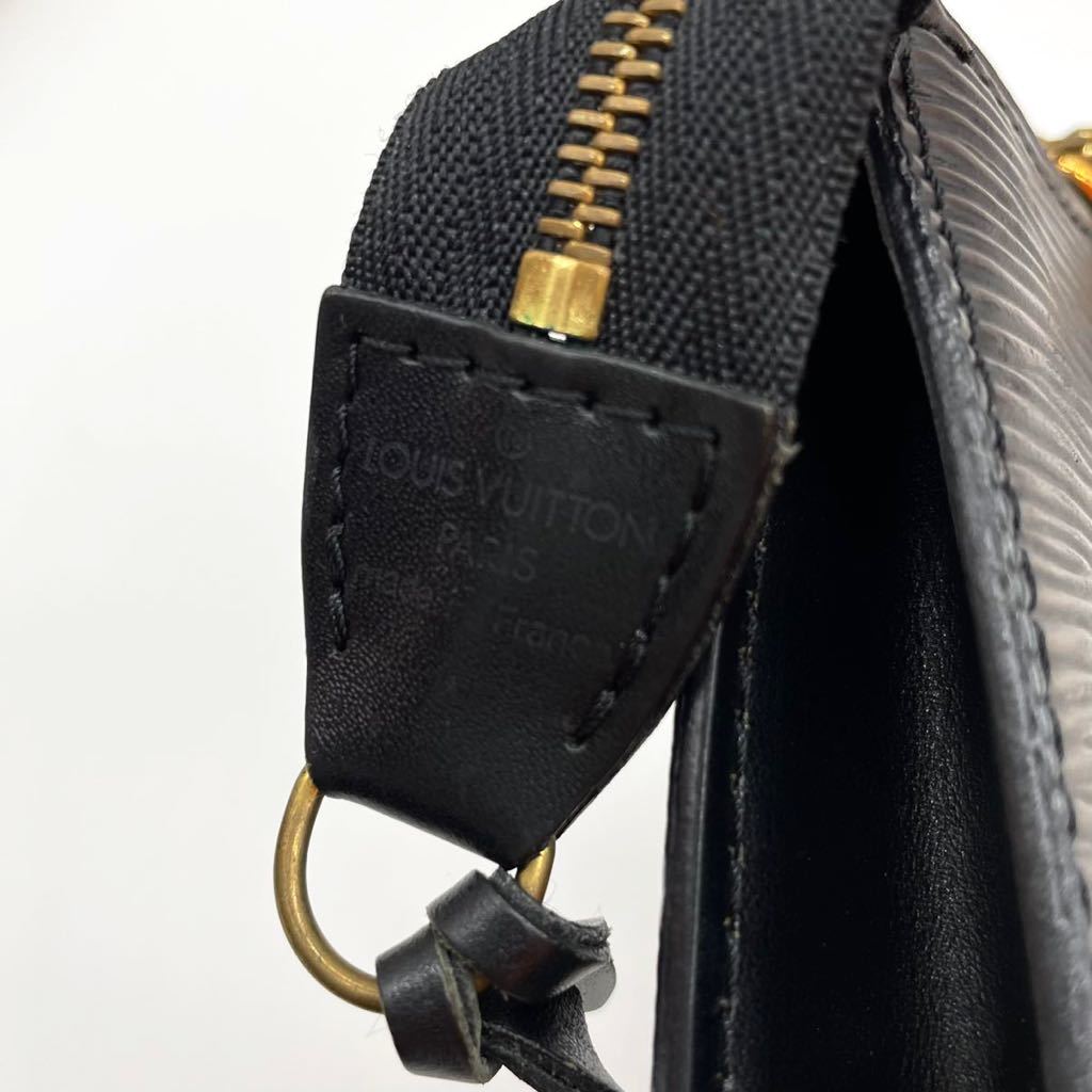 1円〜 ≪未使用に近い≫ LOUISVUITTON ルイ・ヴィトン ポシェット アクセソワ―ル 24M52942 アクセサリーポーチ エピ ノワール ブラック 黒_画像9