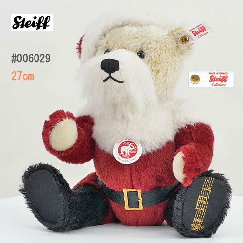 公式限定 福袋 - 公式通販オンラインショップ ☆取寄せ-納期3-4週!新品、Steiff サンタ テディベア #006029 シュタイフ社