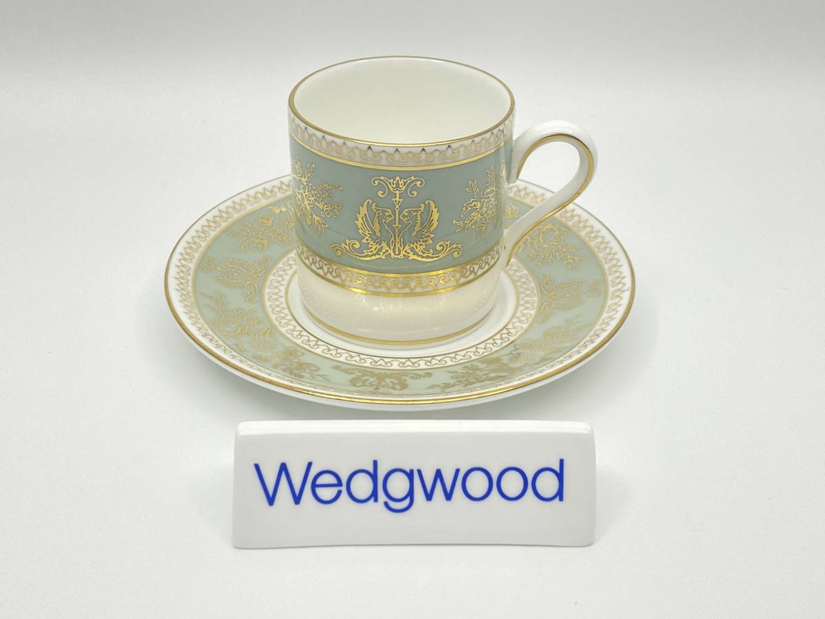 WEDGWOOD ウェッジウッド COLUMBIA SAGE GREEN Espresso Coffee Cup 
