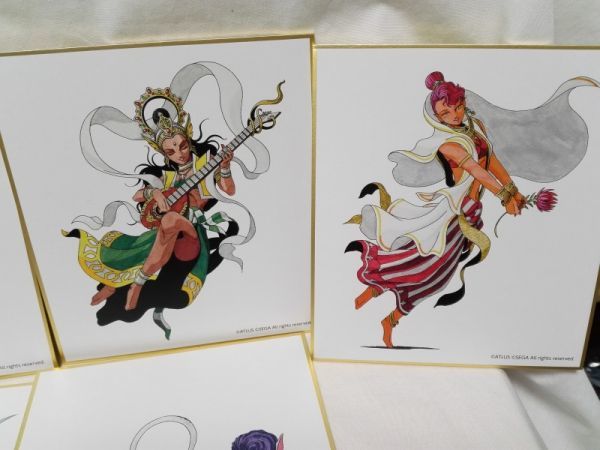 Yahoo!オークション - 真・女神転生 くじ 金子一馬 イラスト色紙 Yahoo!オークション - 真・女神転生 くじ 金子一馬 イラスト色紙