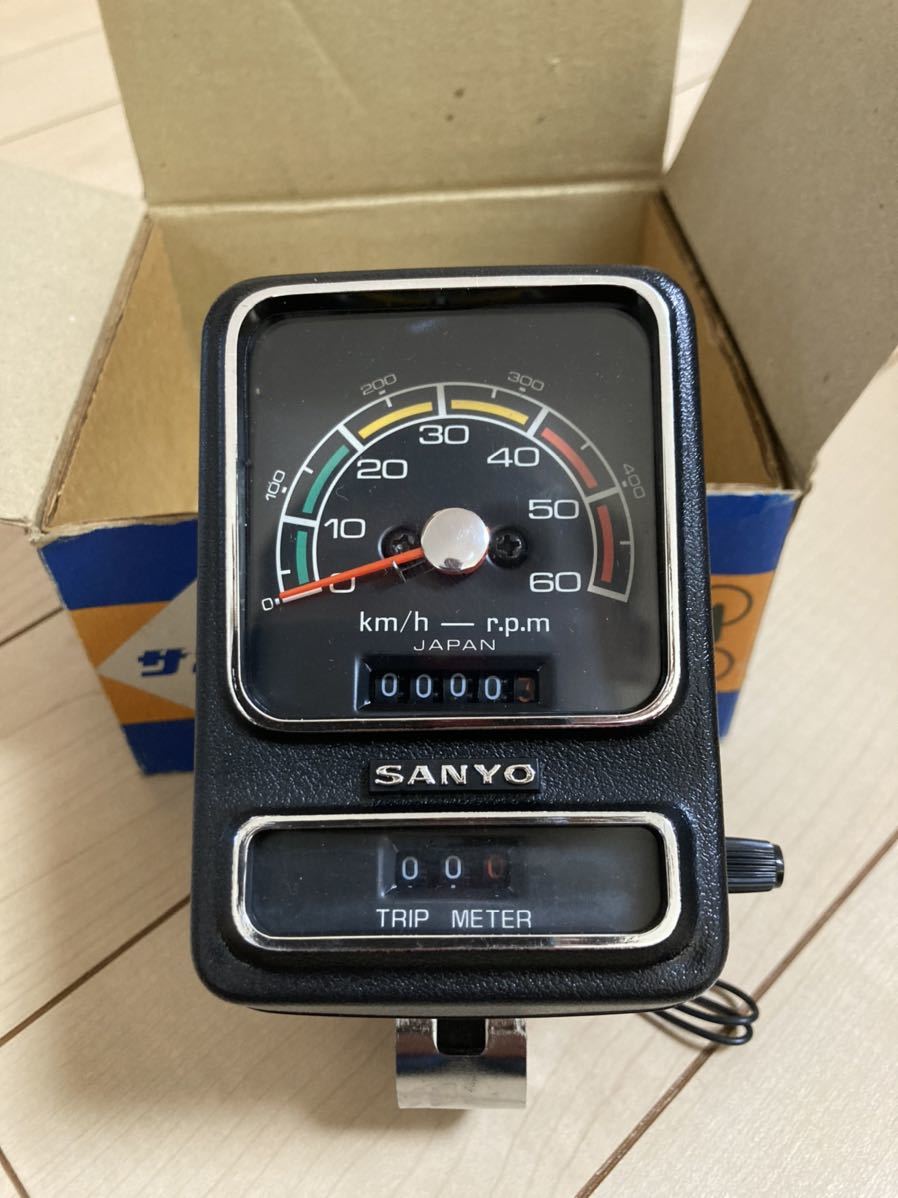 当時物 SANYO スピードメーター 昭和自転車 デコチャリ 当時物 SANYO スピードメーター 昭和自転車 デコチャリ