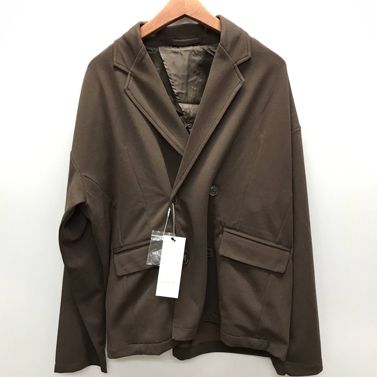S/ Loungewear ダブル テーラード ジャケット ブラウン ジョー S/ Loungewear ダブル テーラード ジャケット ブラウン ジョー