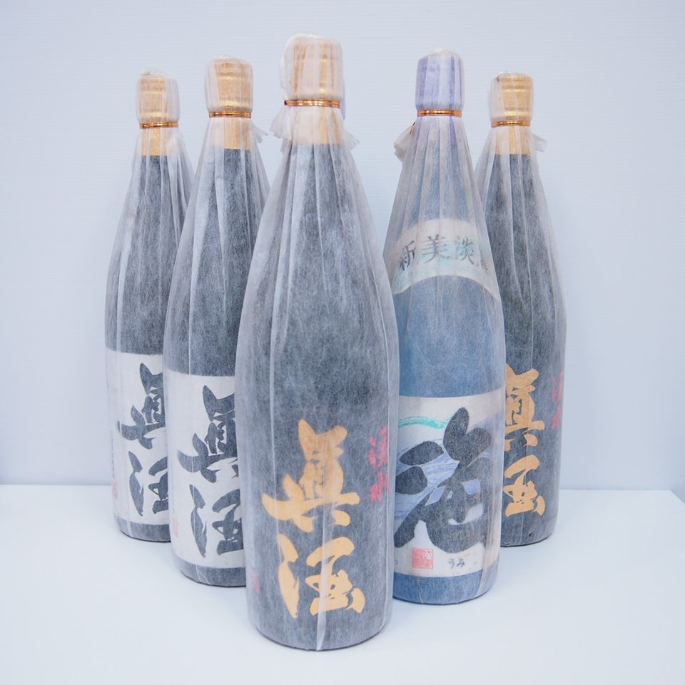G3123G2830G2832K ☆ 1円スタート 焼酎 6本セット 海 湧水 真酒