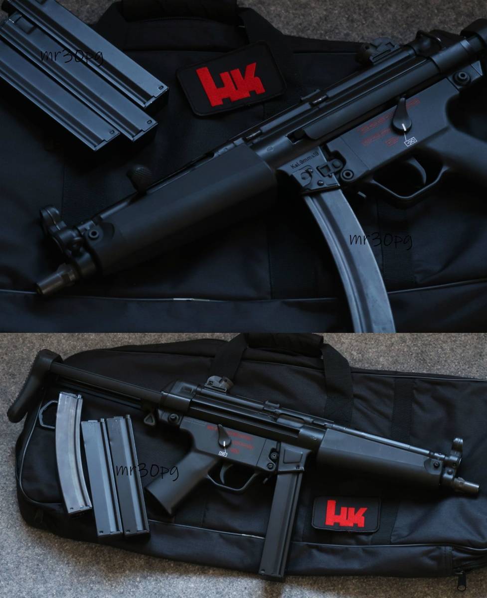 激レアの電動ガン！美品 VFC H&K MP5A5 スチールプレス製レシーバー版 3点バースト 1/1サイズHKレプリカMP5！マガジン4本！LE/HRT/SWAT/SAT_VFC製 H&K MP5A5 スチール電動ガンの出品！