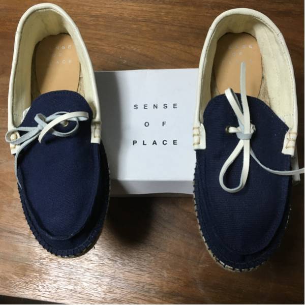  новый товар не использовался Urban Research мужской мужчина размер 26cm deck shoes SENSEOFPLACE URBANRESEARCH