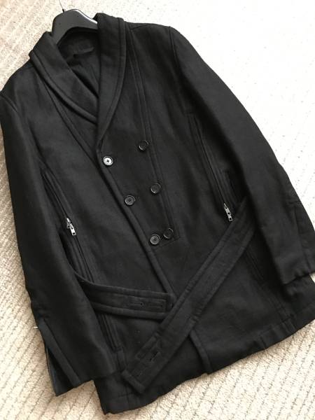 アンドゥムルメステ－ル12FWメンズコレクションコート黒