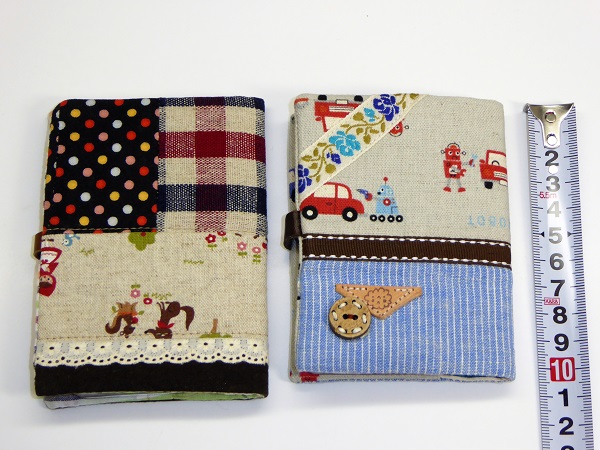  prompt decision * hand made buy goods card-case (20 pocket ) 2 piece collection ( girl & man )