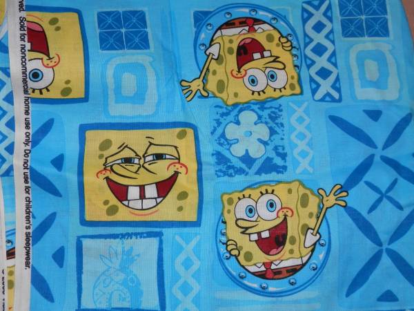 ※Sponge Bob cloth/スポンジボブ生地（アメリカ購入品）※_画像2