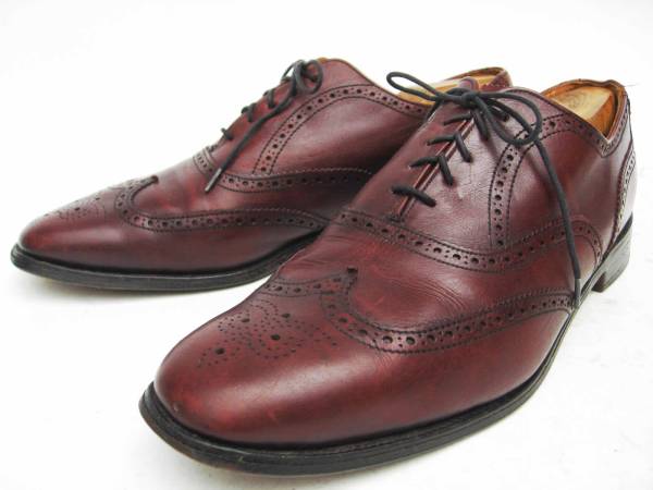 割引クーポン 超希少　英国製　BROADLANDS ウイングチップ革靴 28cm 高級ビジネスシューズ 28.0cm以上