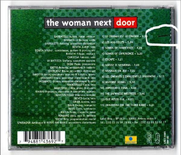 ●●　cd14　Rita Marcotulli / Woman Next Door_画像2