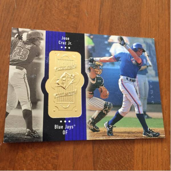 Jose Cruz Jr. BLUE JAYS Upper Deck カード 1998_画像1