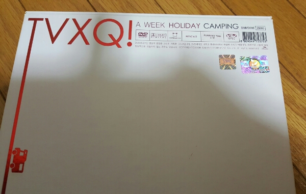  Tohoshinki DVD[week holiday] Korea record 
