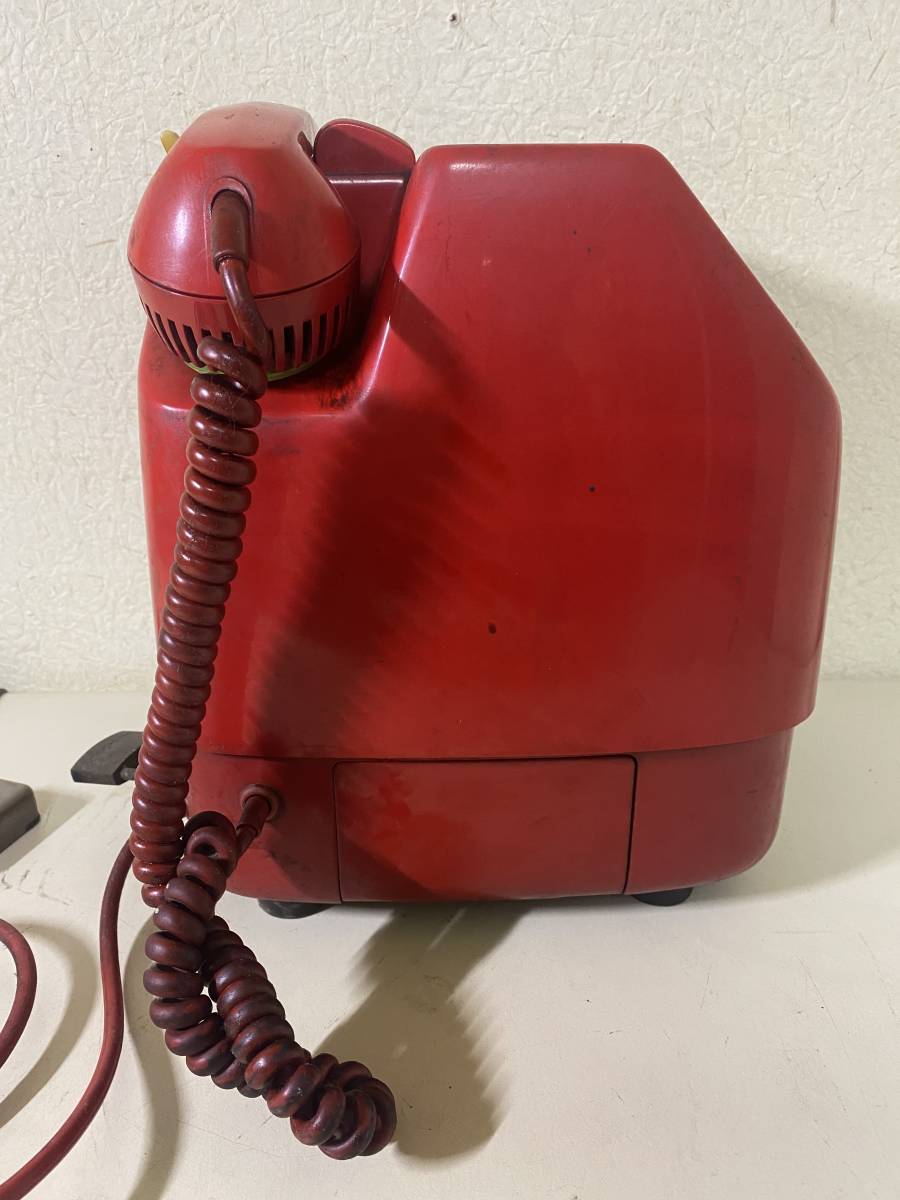 売り出し割引 貴重 日本電信電話公社 赤電話 671A2N 昭和レトロ 公衆電話 当時物 アンティーク ジャンク JAPAN