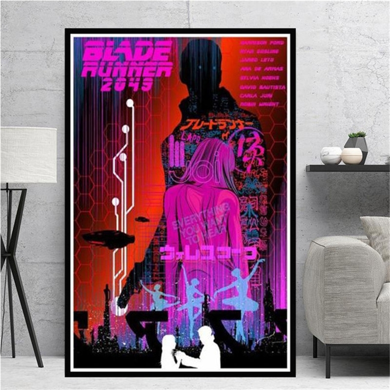 ブレードランナー ライアン・ゴズリング ポスター 70x50cm 海外 Blade Runner 映画 ドライブ グッズ 雑貨 絵 写真 キャンバス アート 2_画像1
