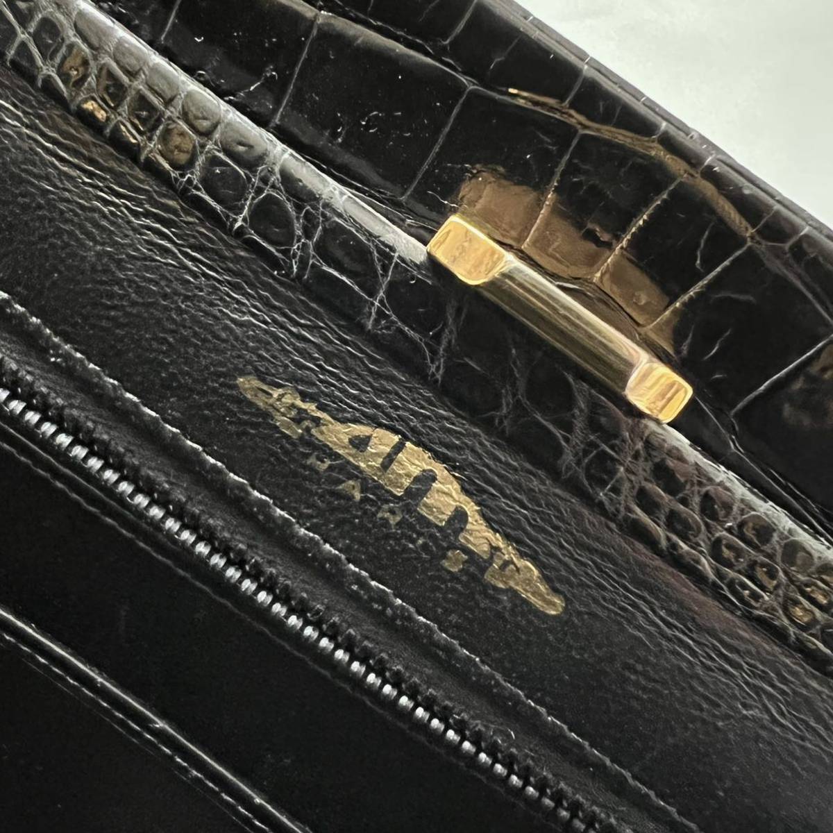 AM PARIS アムパリス Crocodile クロコダイル トートバッグ 鰐 ワニ
