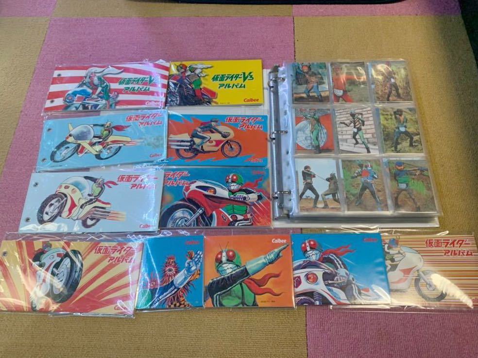 最安販売中  46枚まとめて 昭和カード V3カードアルバム カルビー 仮面ライダーV3カード キャラクターグッズ