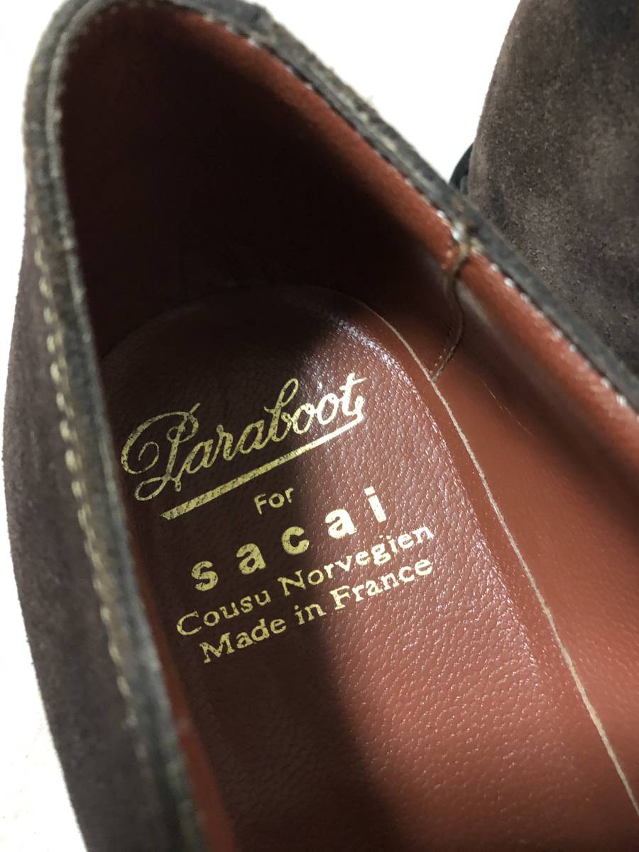 パラブーツ Paraboot × サカイ SACAI ウィリアム WILLIAM 別注ダブル