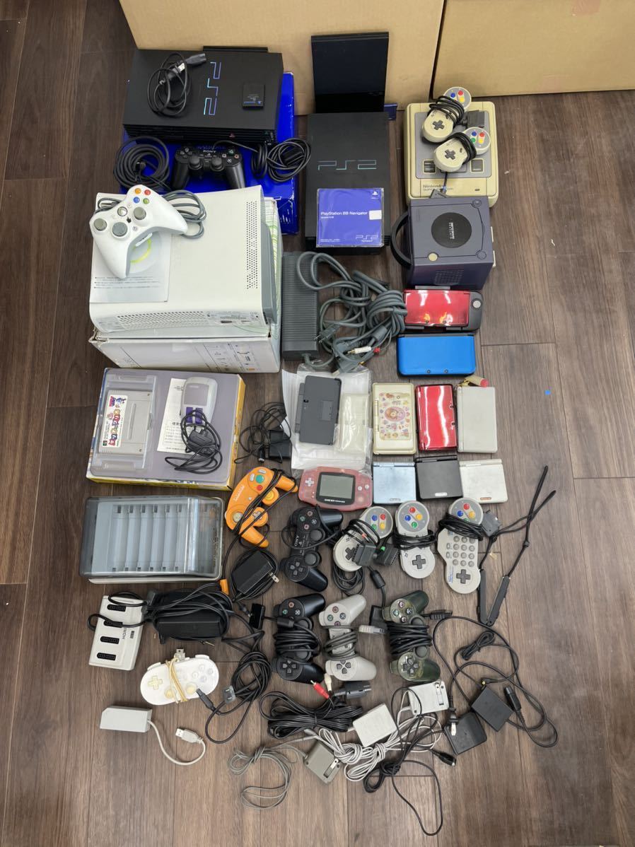 ゲーム機 大量セット 全25個 本体 コントローラー ソフト その他 PS2