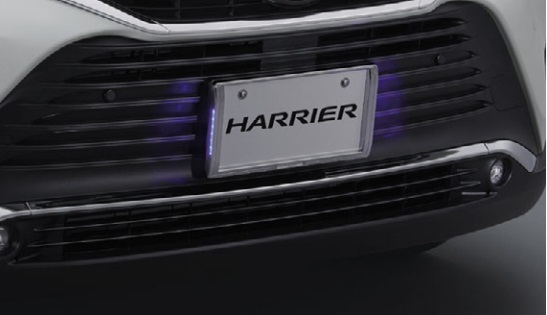 ハリアー/HARRIER MXUA80/85/AXUH80/85：純正 LEDサイドライト　(ナンバーフレーム付)_画像1
