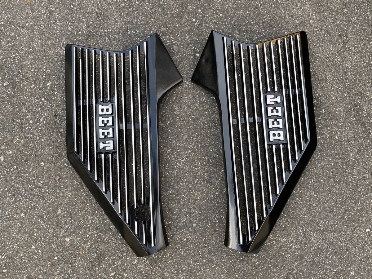 アルフィン 黒 CBX400F/ CBX550F アルミ/ NC07 PC04サイドカバーBEET