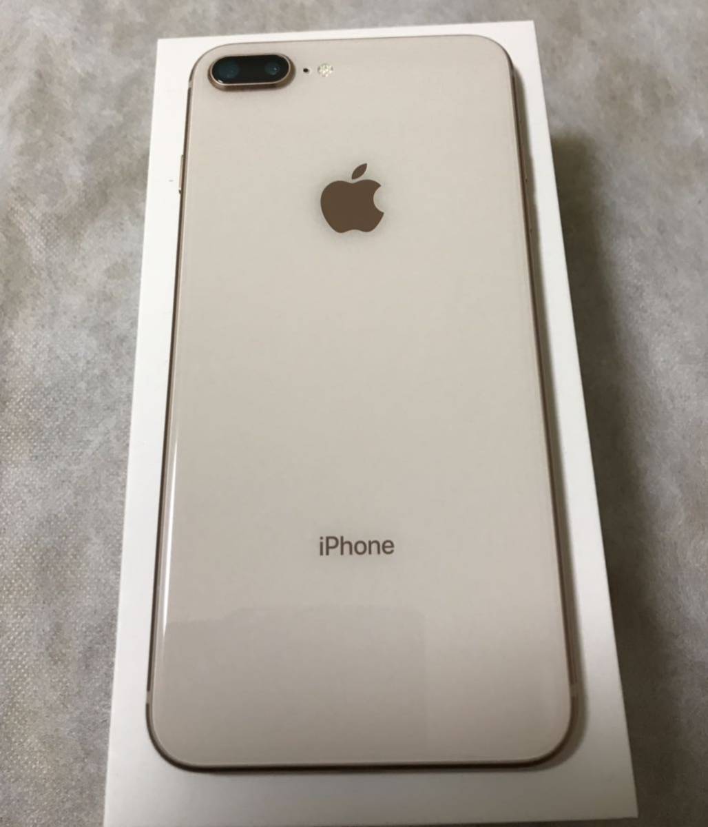 大流行中! シムフリー iPhone8 プラス アイフォン8 SIMロック解除 日本超高品質 256GB ゴールド iPhone8Plus au バッテリー83% 本体 スマートフォン本体
