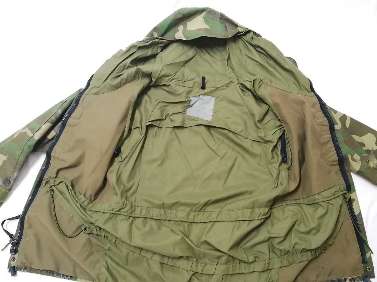 80s 米軍 初期 U.S.ARMY ECWCS GEN1 ゴアテックスパーカーウッドランド