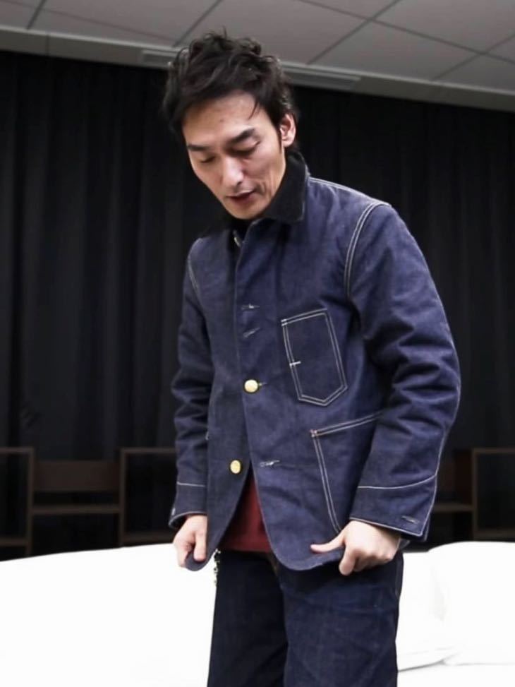 最終出品 timeworn clothing ブランケット デニムカバーオール アット