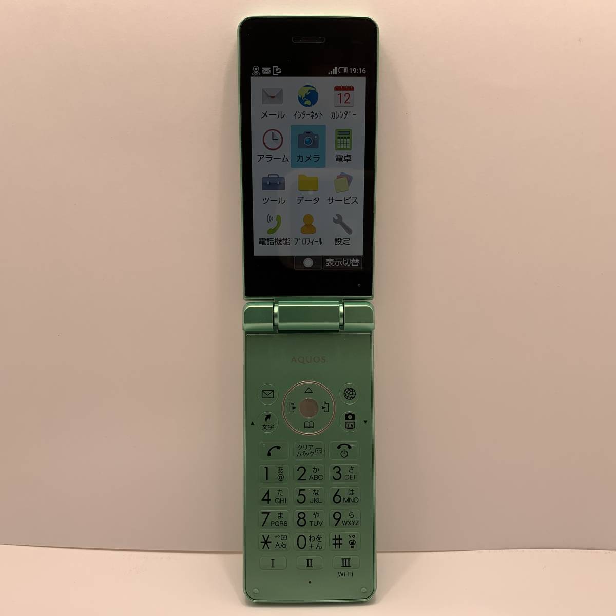 シャープ ガラホ 806SH グリーン 緑 SIMフリー Yahoo!オークション - AQUOS ケータイ3 806SH 8GB SIMフリー