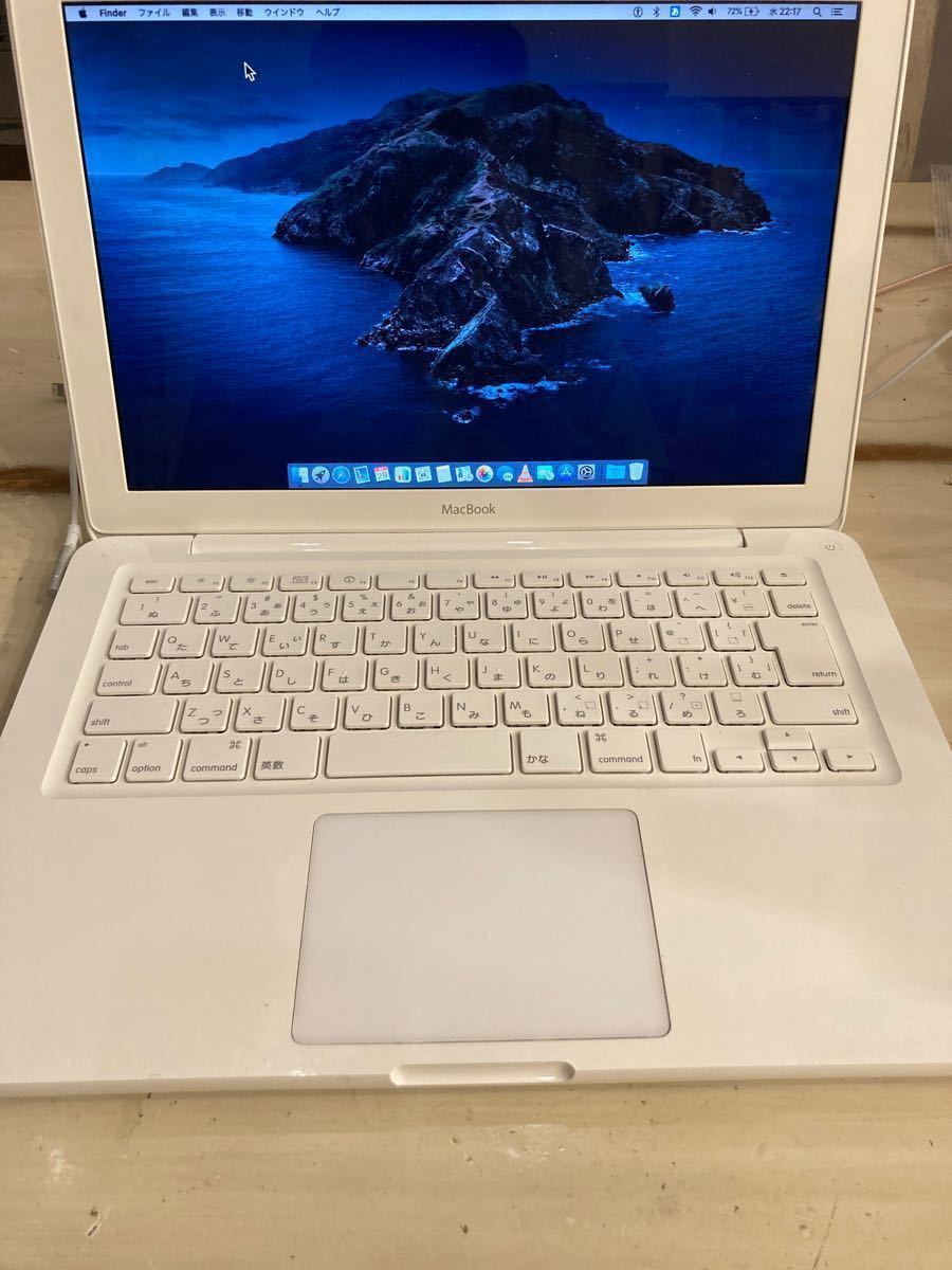 【中古品】バッテリー新品 Apple MacBook 13インチ Late2009 白ポリカ SSD256GB