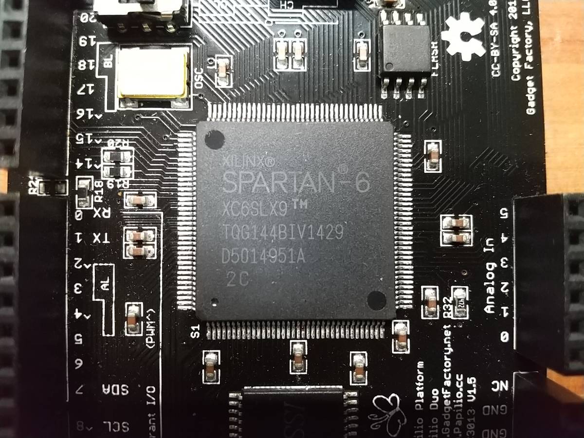 Papilio DUO-2MB (ATmega32U4+Spartan6 LX9 разработка панель ) FPGA оценка панель 
