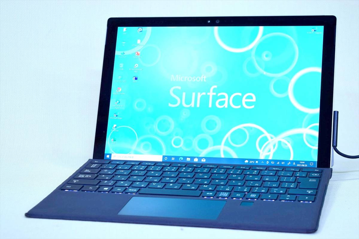 即配 Office2019付属 SurfacePro4 指紋認証付きキーボードカバー付属 