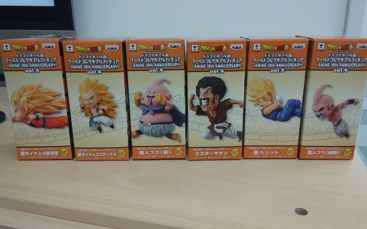 ドラゴンボール フィギュア　ワールドコレクタブル　ANIME 30th ANNIVERSARY vol.4　孫悟空　魔人ブウ　ミスターサタン　ワーコレ_画像1