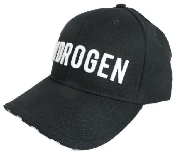 【durini】HYDROGEN ハイドロゲン 正規品 値下げ 15%OFF ICON CAP ロゴ ベースボールキャップ 日除け ゴルフ 男女兼用/ブラック/Fサイズ