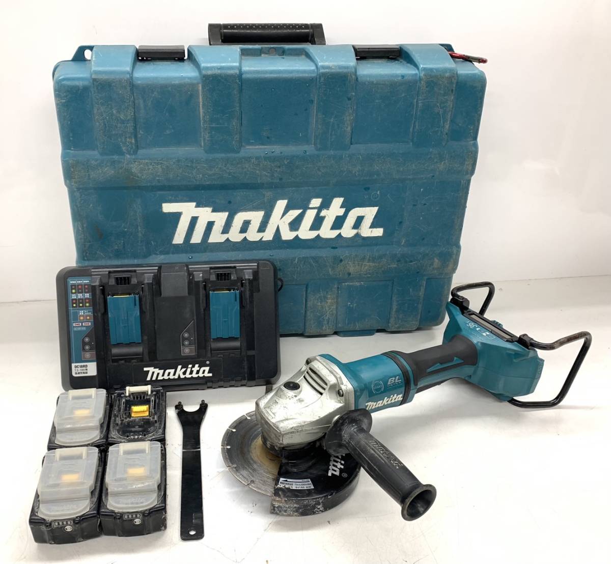 404078/1.5C makita 36V 180mm 充電式ディスクグラインダ GA700D ...