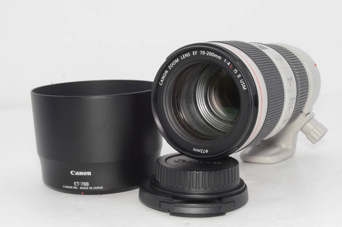超美品☆Canon キヤノン EF70-200mm F4L IS II USM EF70-20040LIS2