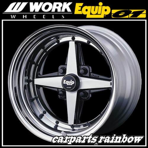 WORK ワーク Equip 01 エクイップ01 15×5.0J 5J 100 至高 4H ブラックカットクリア +42 BP K-Car専用 新しいブランド