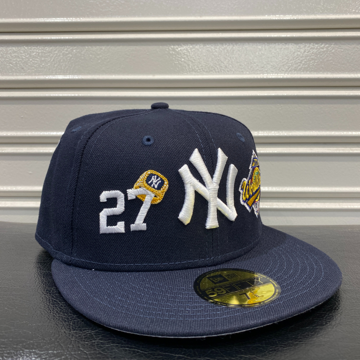 USA限定モデル 【7】 NEWERA ニューエラ MLB ニューヨーク ヤンキース NY Yankees ゴールドリングス Goldrings 米国正規品 59FIFTY