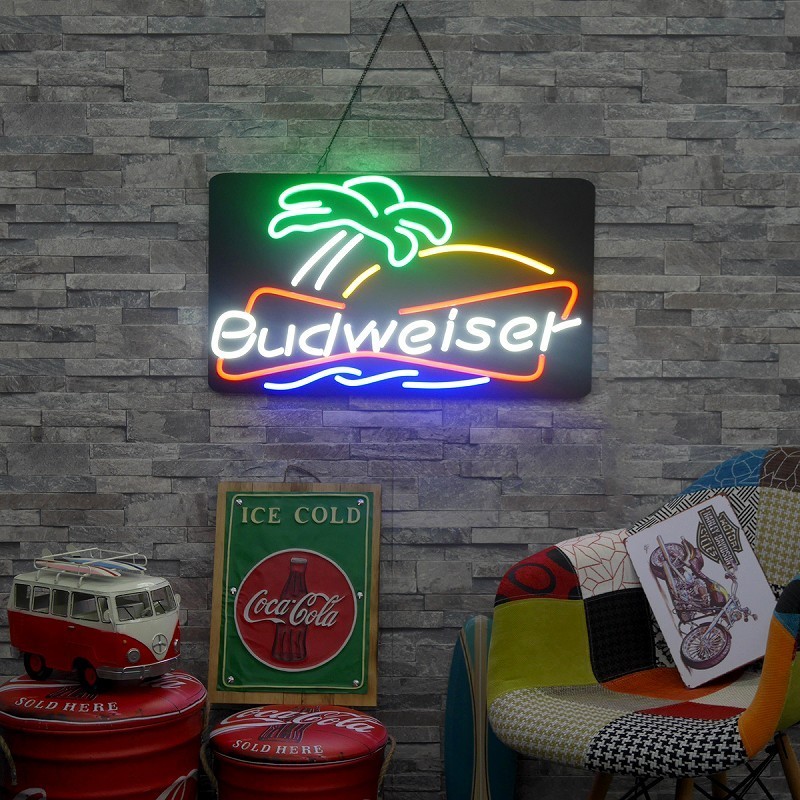 ネオン管風 LED看板 バドワイザー Budweiser アメリカン ネオン ネオン管風 LED看板 バドワイザー Budweiser アメリカン ネオン