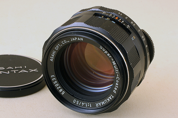 美品♪】 ペンタックス PENTAX SMC TAKUMAR 50mm F1.4 769 ASAHI M42