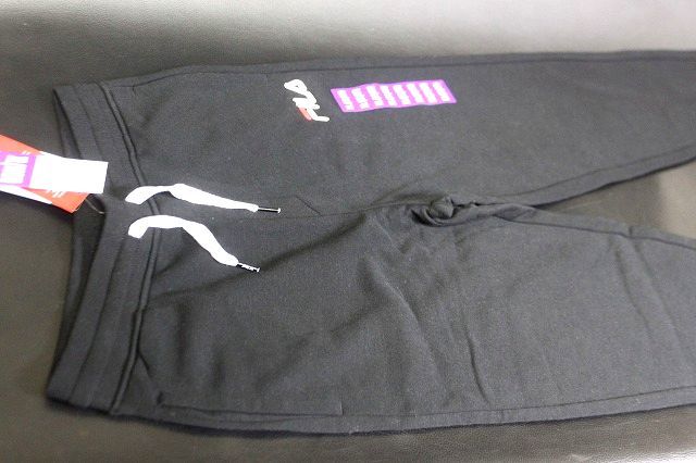 FILA filler Junior fleece jogger pants reverse side nappy black size XL* postage 520 jpy *